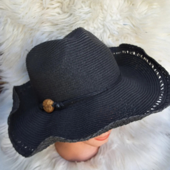 Panama Jack vented boho cowboy hat - Picture 1 of 13